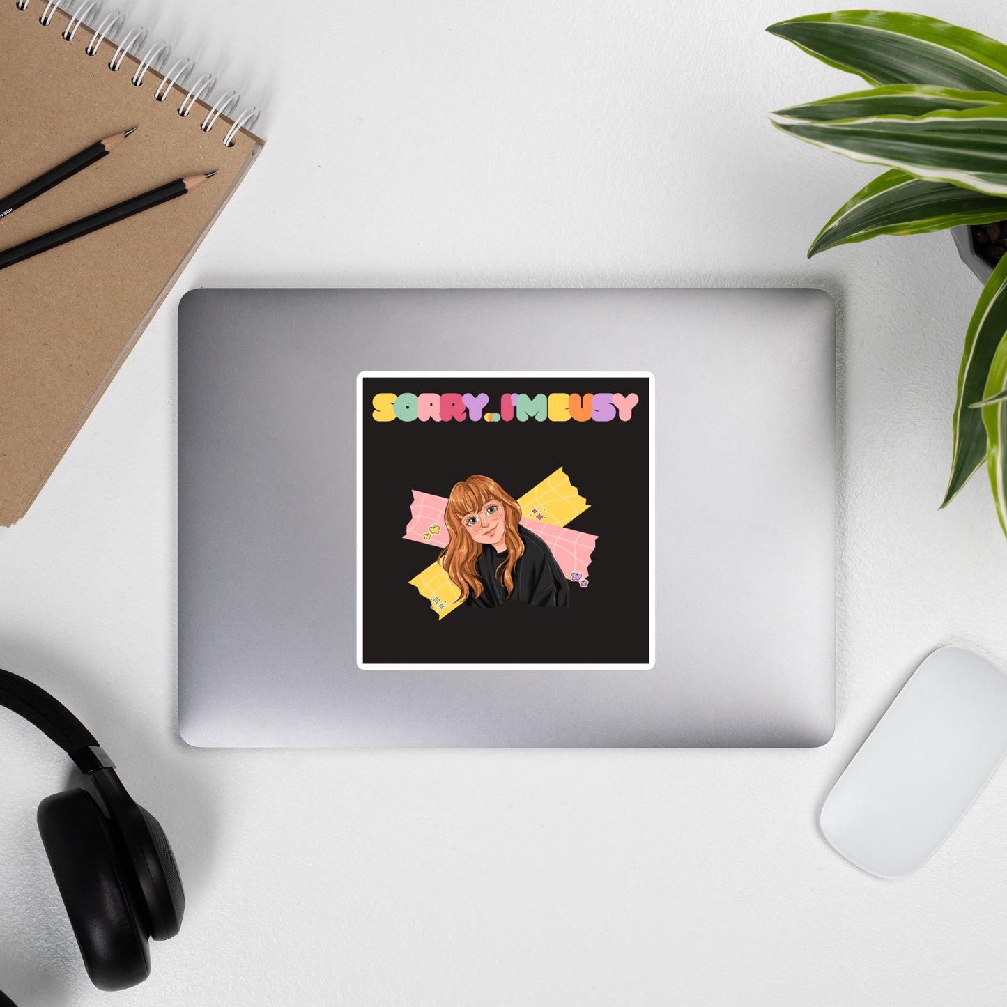 sorry... i'm busy album art sticker