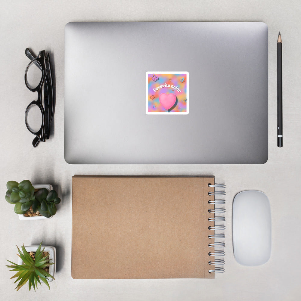 favorite color sticker