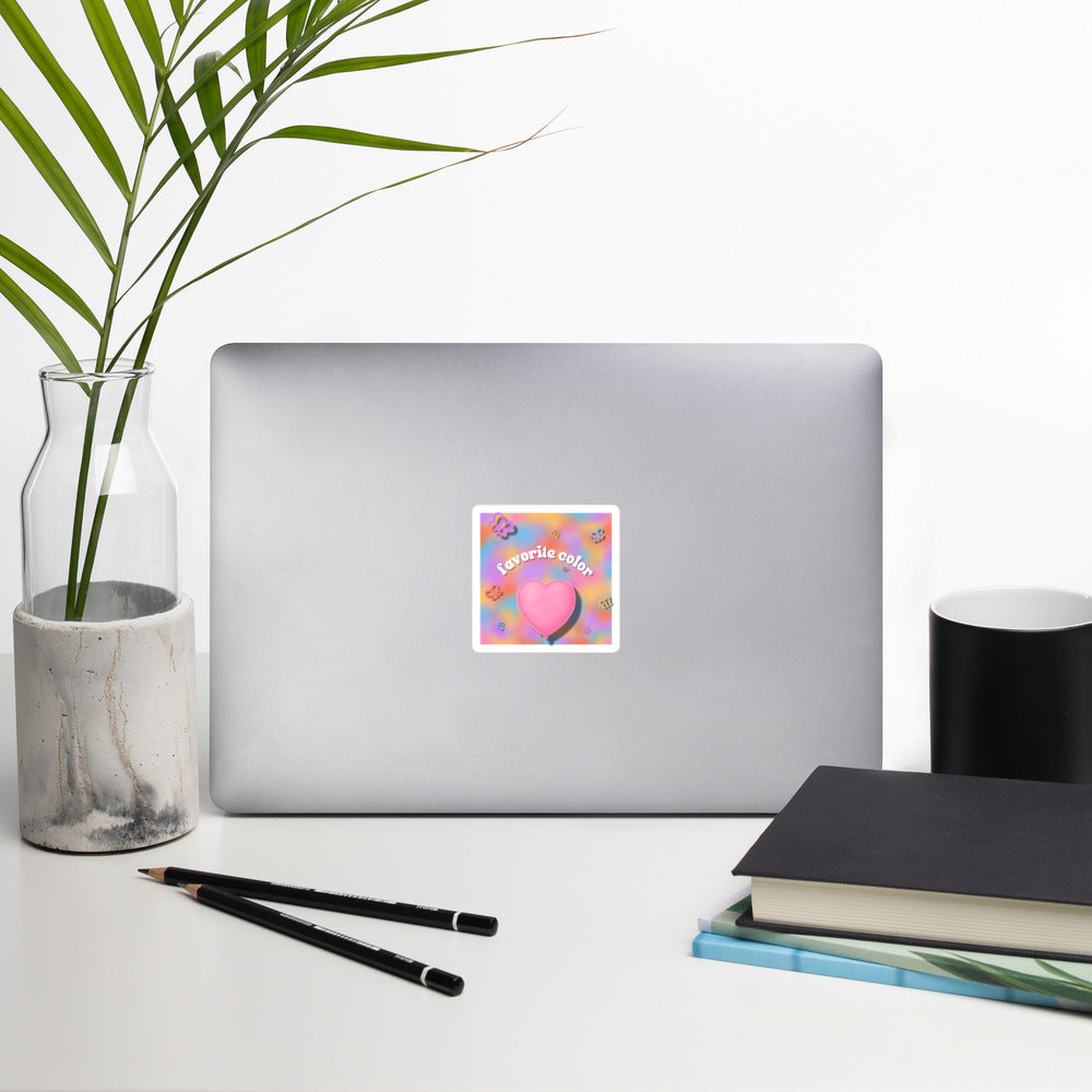 favorite color sticker