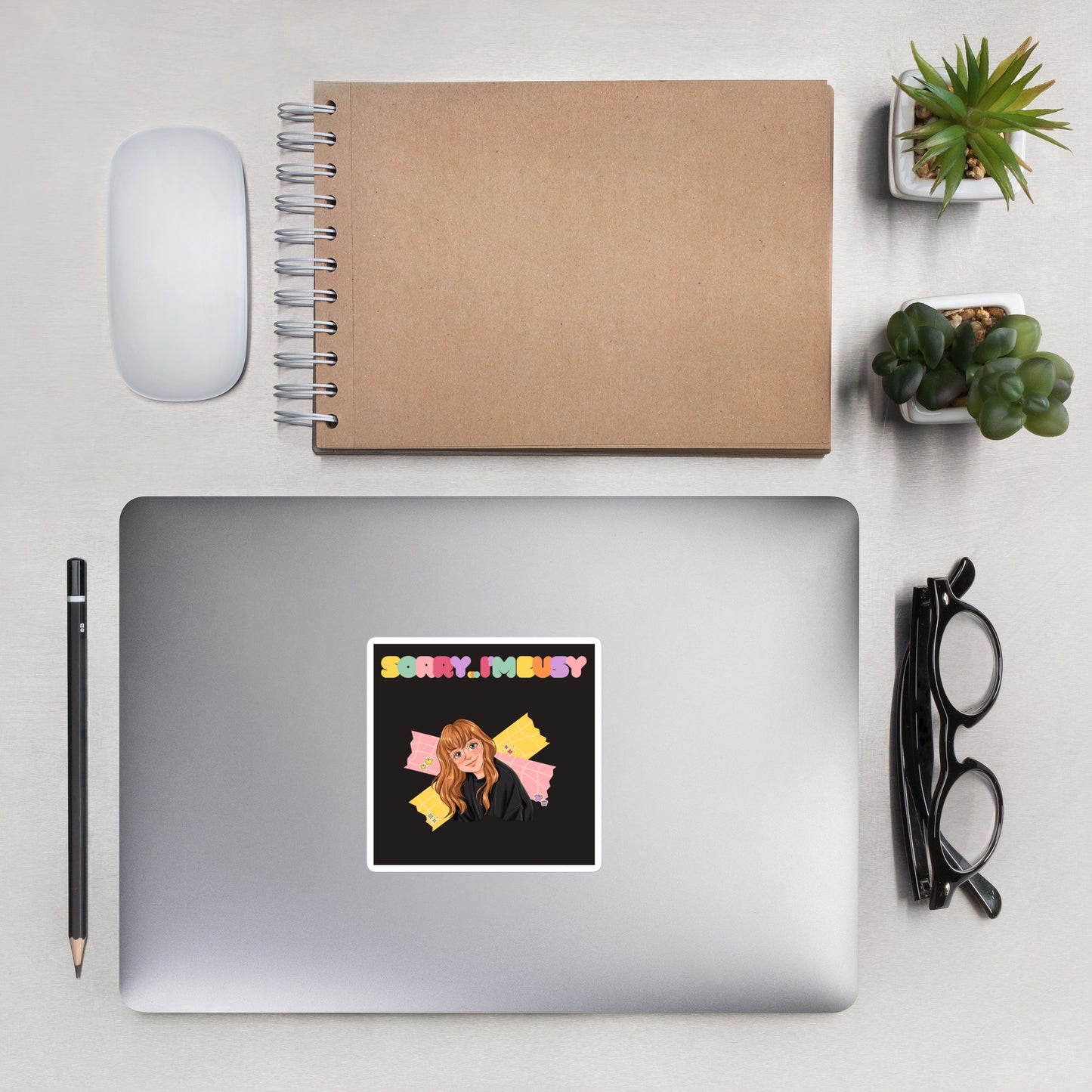 sorry... i'm busy album art sticker
