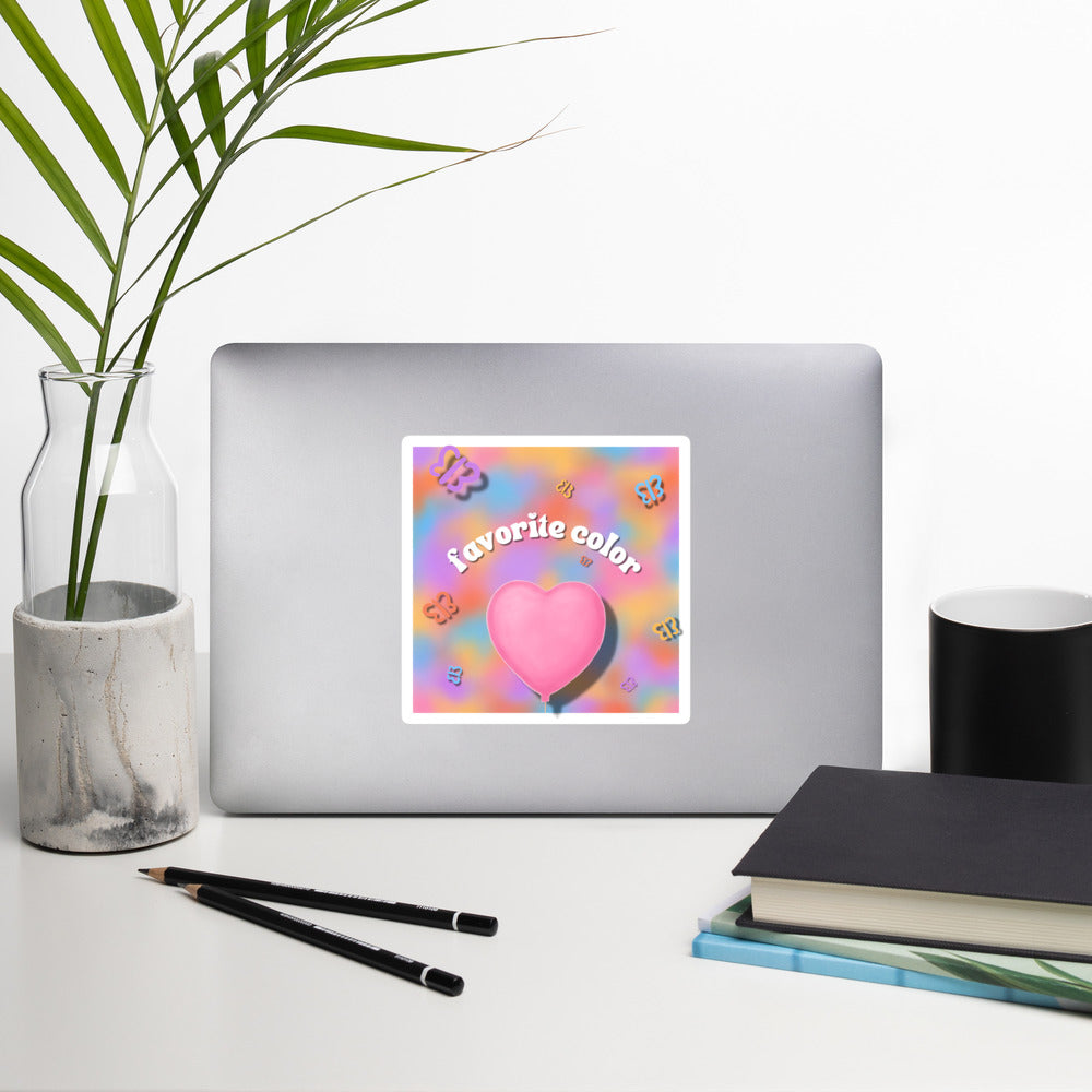 favorite color sticker