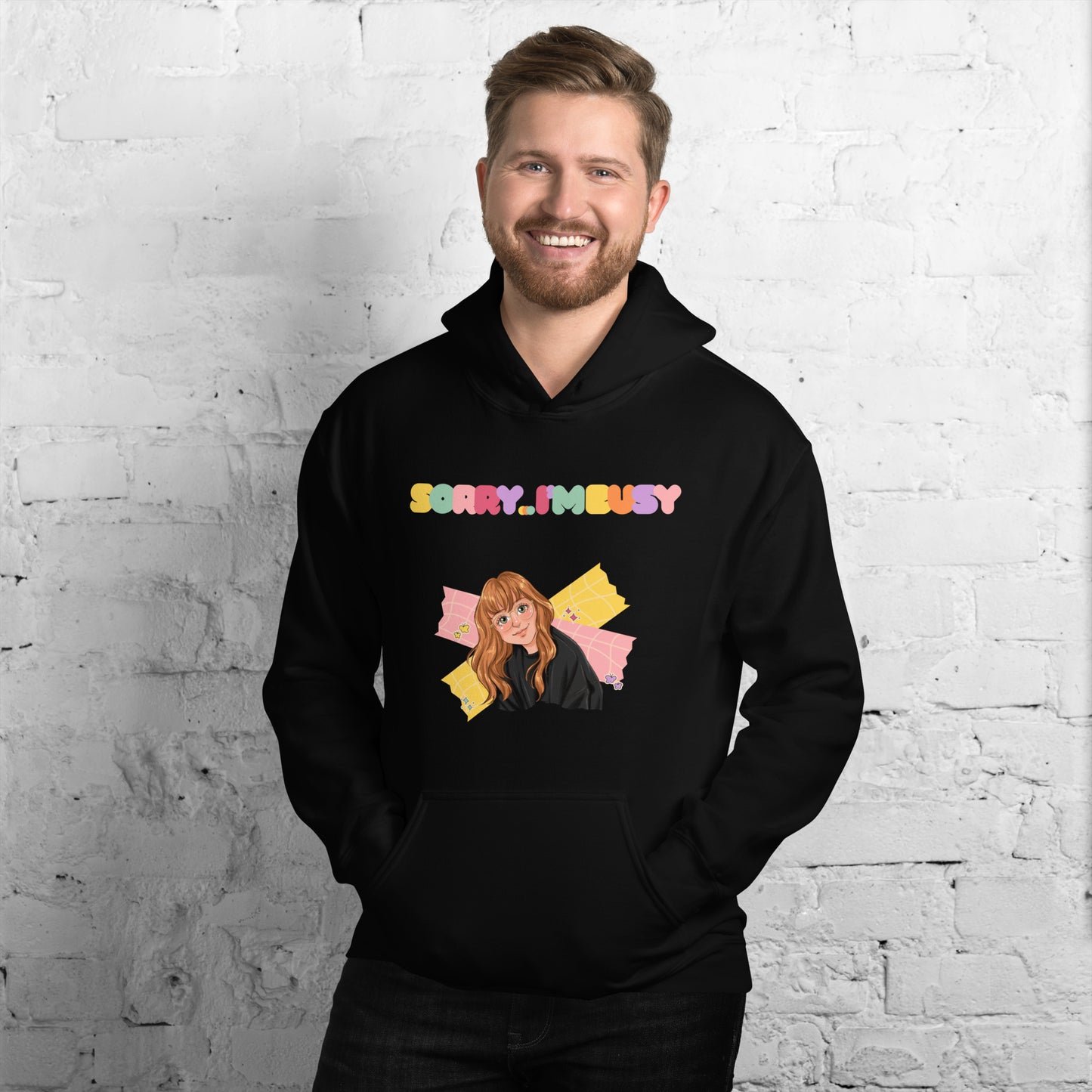 sorry... i'm busy hoodie