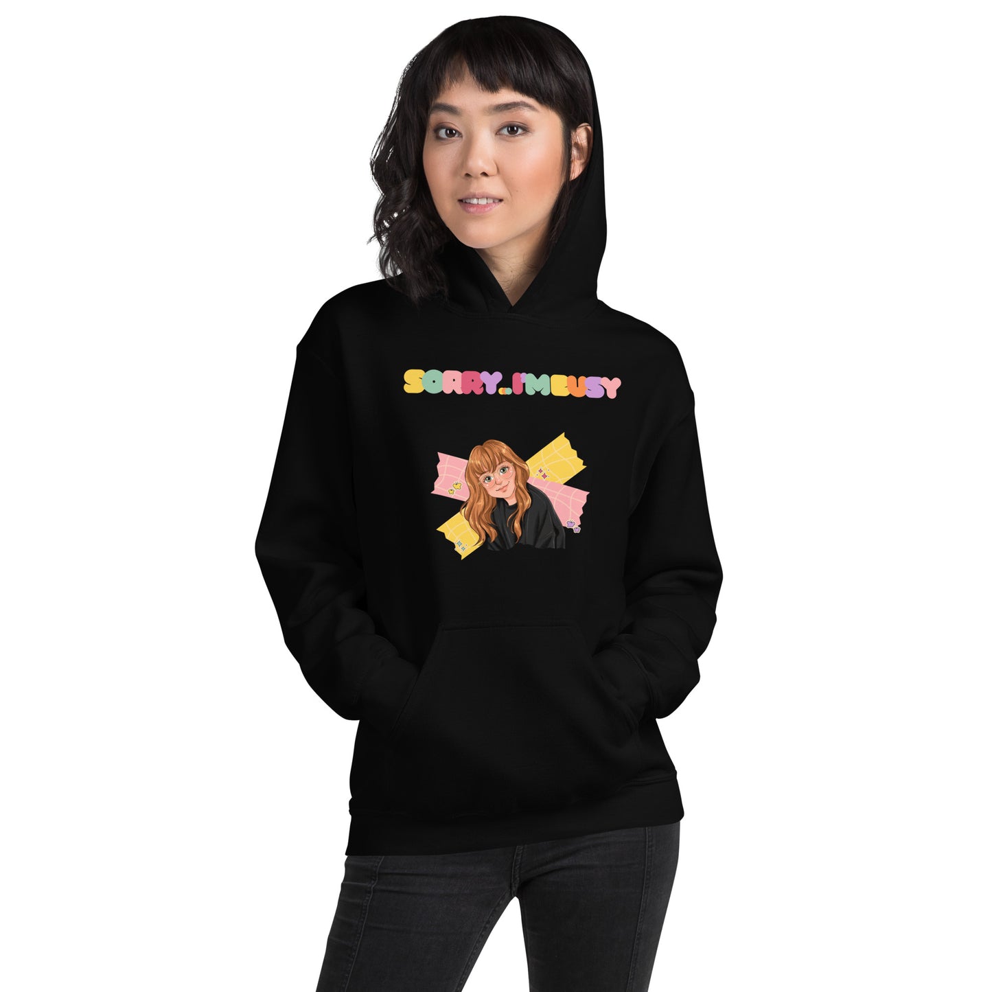sorry... i'm busy hoodie